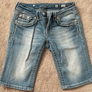 Miss Me Bermuda Jean Shorts